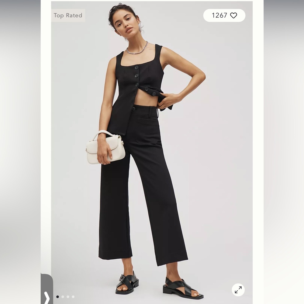 Anthropologie Maeve The Collette   Black Sz 29